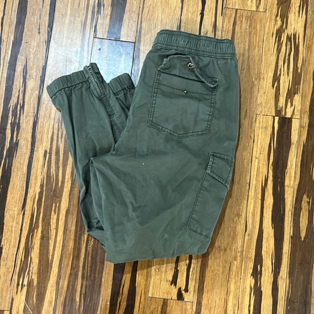 Olive Green Cargo Pants